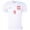 Camiseta de fútbol Polonia LEWANDOWSKI 9 1ª equipación Copa Mundo 2022